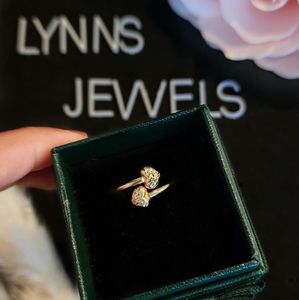 SOLD: 18K Real Japan Gold Heart Spiral Ring